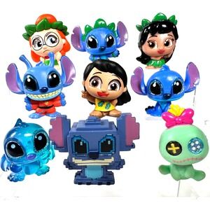 Disney Doorables LILO AND STITCH Multi Series Lot of9 Pixel Exclusive Ultra Rare